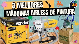 ✅  3 Melhores Máquinas de Pintura AIRLESS para 2024