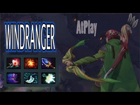 Partidaza con Windranger || Dota 2 7.02 || WIndranger gameplay