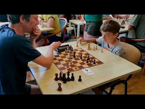 Mikelis Vingris vs FM Kristaps Krustkalns blitz endgame