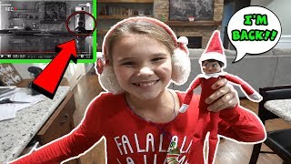 Elf On The Shelf Came Back! Elf Caught Moving On Camera! How To Get Your Elf To Come Early!