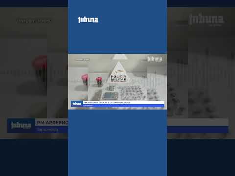 PM apreende drogas e detém envolvidos em Simonésia