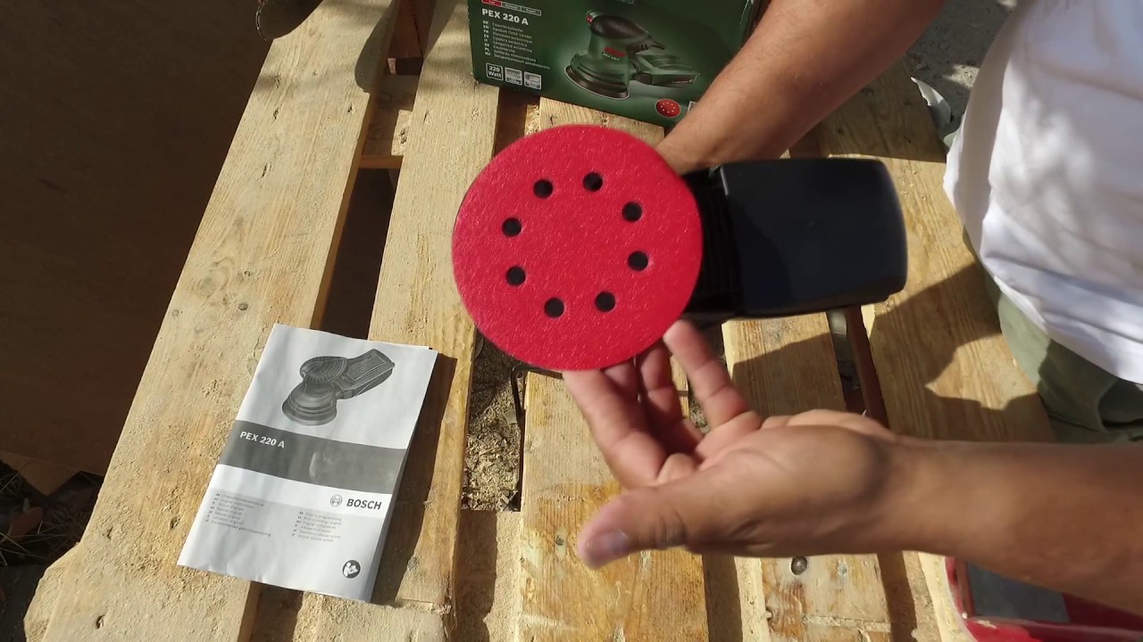 Шлифмашина орбитальная Bosch PEX 220 A (0.603.378.020)  220Вт 24000об/мин диам.125мм