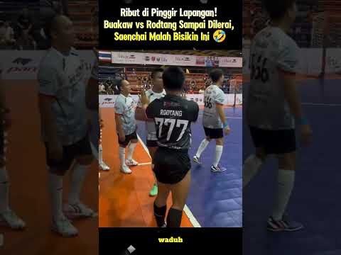 Ribut di Pinggir Lapangan! Buakaw vs Rodtang Sampai Dilerai, Saenchai Malah Bisikin Ini 🤣.. #buakaw