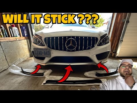 Will 3M ADHISIVE TAPE HOLD My Front Lip ??? THE ULTIMATE TEST!