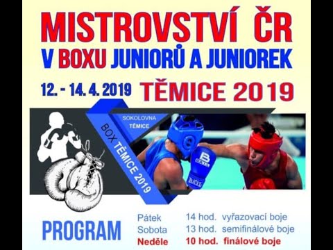 Mistrovství České republiky v boxu juniorů a juniorek Těmice 2019 - Finále