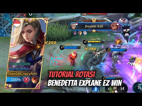 TUTORIAL ROTASI BENEDETTA EXPLANE EZ WIN | TUTORIAL BENEDETTA - MLBB