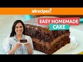 How to Make the Easiest Chocolate Cake From Scratch 🍫 🍰 | Easy & Quick Homemade Chocolate Cake