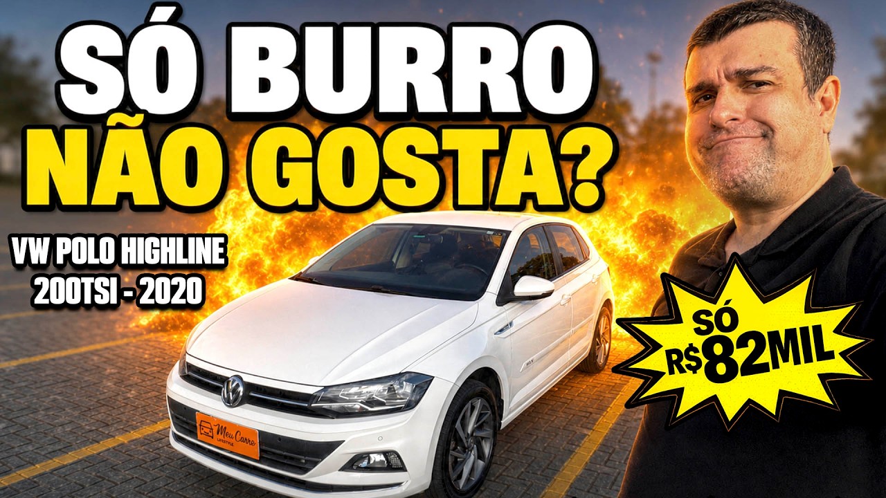 CARRO TURBO CONFIÁVEL com PREÇO DE KWID: VW POLO HIGHLINE! PREÇO, DEFEITOS e MANUTENÇÃO! (Avaliação)