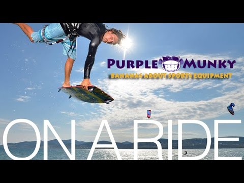 On A Ride Best Kiteboarding - Purple Munky