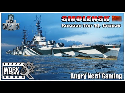 World of Warships SMOLENSK  WIP Russian T10 Cruiser