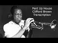 Pent Up House-Clifford Brown's (Bb) Transcription. Transcribed by Carles Margarit