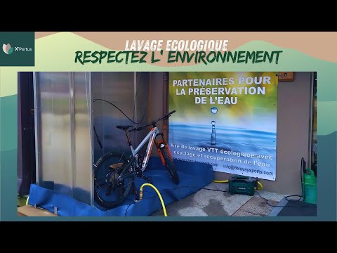 STATION DE LAVAGE VELOS CYCLES VTT MOBILE AVEC RECYCLAGE EAU - Xpertus