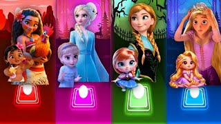 Some Things Never Change Anna Vs Elsa Let It Go | Moana How Far I'll Go Vs Rapunzel I See light Song