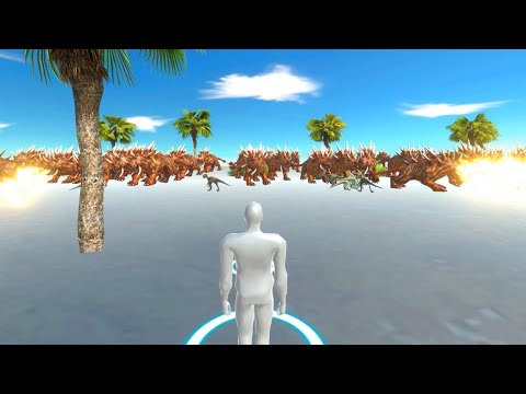 60 Hellhounds Vs Me. FPS Perspective! Animal Revolt Battle Simulator (ARBS)