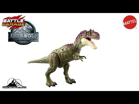 Jurassic World Battle Damage ALBERTOSAURUS Video Review