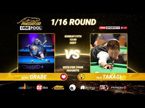 Denis GRABE VS Yuji TAKAGI (2020) | Predator One Pool