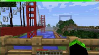 preview picture of video 'Let`s play Minecraft 1#Golden Gate Bridge'