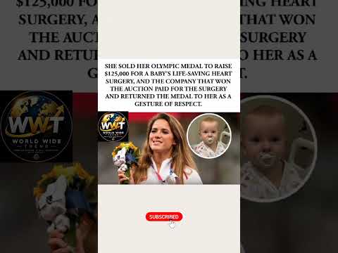 ???? She Sold Her Olympic Medal to Save a Baby’s Life ❤️ #shorts