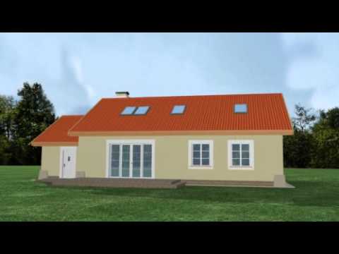 Azalia z garażem - projekt domu pracowni Horyzont