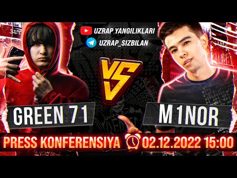 GREEN 71 VS M1NOR | PRESS KONFERENSIYA | UZRAP VERSUS
