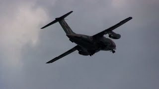 preview picture of video '【 JASDF 】Kawasaki C-1 Takeoff 【 JASDF Iruma Airbase 】'