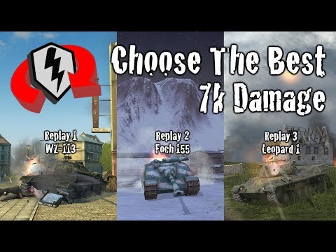 WoT Blitz 7k Damage - Choose The Best Replay