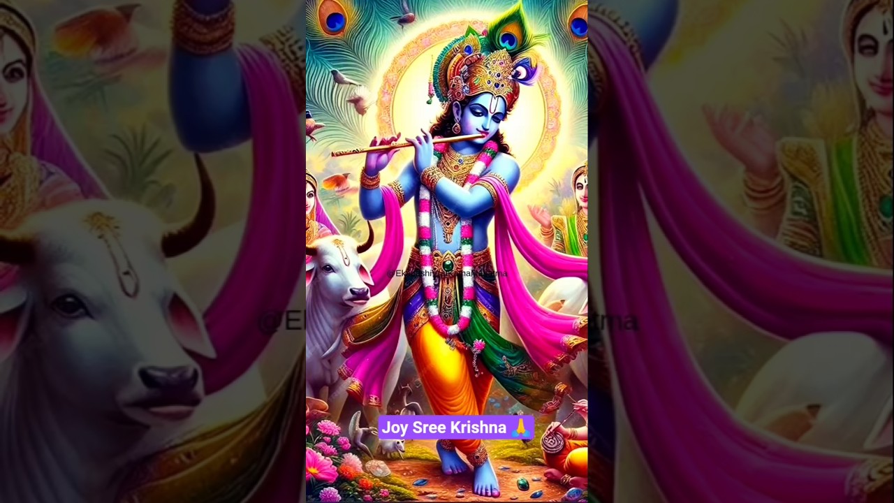 Joy Sree Krishna 💐🙏🦚💐🍁 #love #trending #shorts #viralvideo #radheshyam #প্রভাতী হরিনাম সংকীর্তন#yt🧿💫