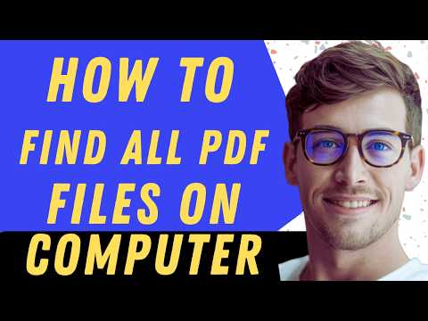 How To Find All Pdf Files On Your Computer In Windows10 - Full… - Partner