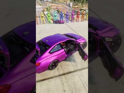 Which Car Makes It To The Platform😲? #shorts