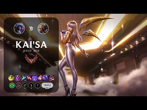 Kai'Sa Mid vs Zed - BR Grandmaster Patch 13.16
