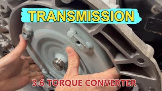 Dodge Caravan Seating and installing the torque converter 62te transmission How to