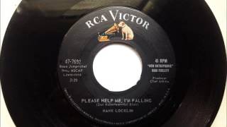 Please Help Me I'm Falling + My Old Home Town , Hank Locklin , 1960 45RPM