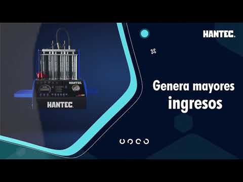 thumbnail video image 2 of Limpieza de Inyectores Hantec Laboratorio 6 CIL Herramienta Automotriz, 2 of 10