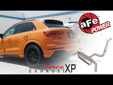 304 Stainless Cat-Back AFE Exhaust Sound On Audi Q3