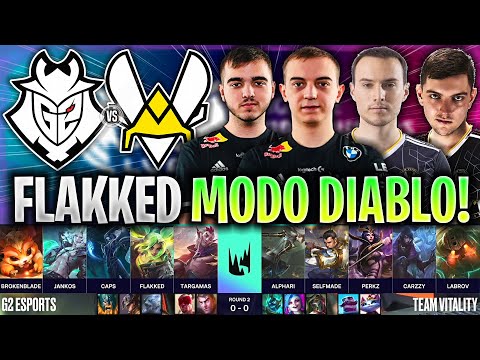 FLAKKED EN MODO DIABLO CON ZERI! | G2 vs VIT Game 1 RESUMEN LEC PLAYOFFS LVP ESPAÑOL
