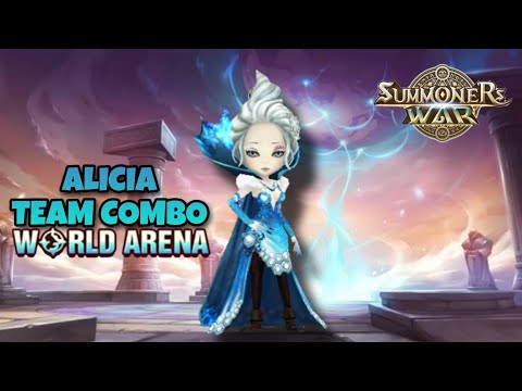 Alicia Team Combo in World Arena Ep. 2 - Summoners War