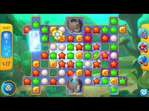 [FISHDOM Walkthrough] Level 6367 Super Hard (Qua màn - Fishdom)