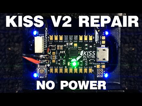 KISS V2 Flight Controller Repair No Power | Bandi FPV