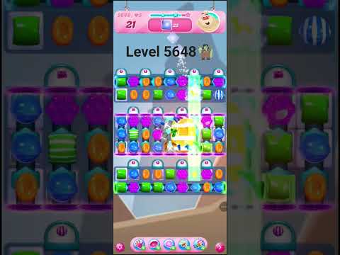 How to beat level 5648 of Candy Crush Saga @CandyCrushOfficial #5648 #games #viralshorts