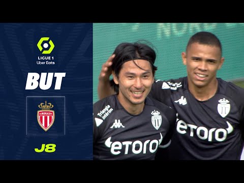 But Takumi MINAMINO (87' - ASM) STADE DE REIMS - AS MONACO (0-3) 22/23