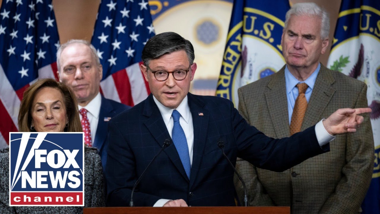 WATCH LIVE: Speaker Johnson, House GOP leaders tout Trump's economic agenda