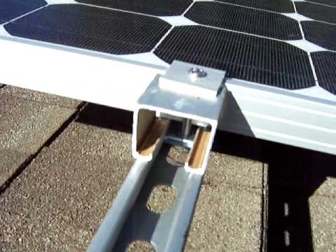 Solar panels mounting brackets