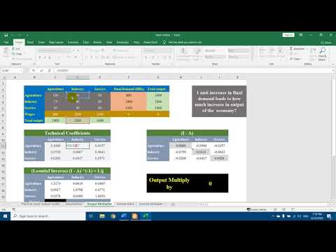 Input output Model - Part 1