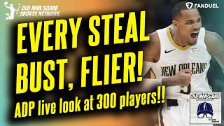 EVERY Steal, Sleeper, Must-Draft, Clunker, Bust and Flier! ADP Board LIVE First Look | Fantasy