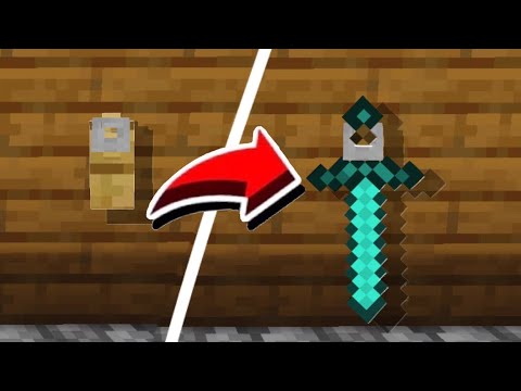 How to make a Weapon/Tool Rack in Minecraft