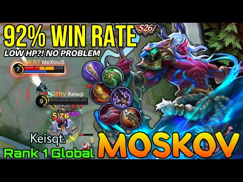 92% Win Rate S27 Moskov The Yasha - Top 1 Global Moskov by Keisqt. - Mobile Legends