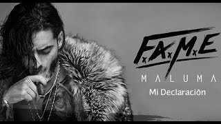 Mi Declaración - Maluma (مترجمة) (Letra/Lyrics) ft. Timbaland