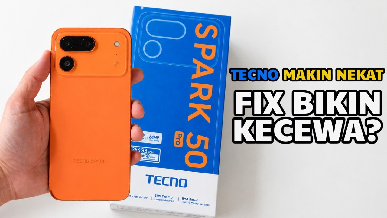 TECNO KOK JADI BEGINI‼️TECNO SPARK 50 PRO SPEKNYA BIKIN KAGET