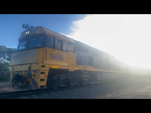 6PM6 Pacific National freight with NR46 NR16 NR84(PNA) at Murgheboluc headed for Melbourne 10/3/2025