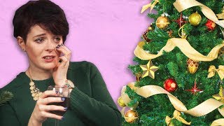Drunk People Decorate a Christmas Tree